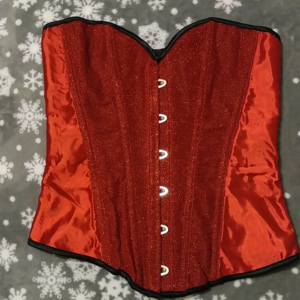 Sparkly Red Corset
